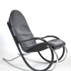 Pamono Nonna Rocking Chair in Chrome & Leather by Paul Tuttle for Strässle International, Switzerland, 1972 Online