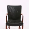 Pamono Nørrevold Armchair in Leather by Kaare Klint for Rud. Rasmussen, 1940s Best