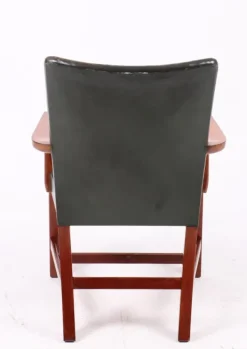 Pamono Nørrevold Armchair in Leather by Kaare Klint for Rud. Rasmussen, 1940s Best