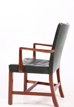 Pamono Nørrevold Armchair in Leather by Kaare Klint for Rud. Rasmussen, 1940s Best