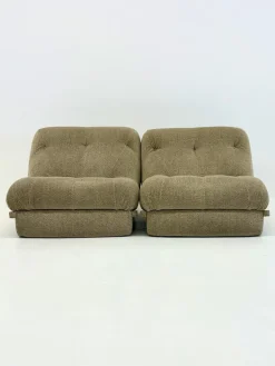 Pamono Nuvolone Modular Lounge Sofa with Coffee Table attributed to Rino Maturi for Mimo Padova, 1970s, Set of 4 Outlet