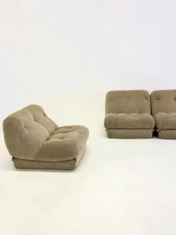 Pamono Nuvolone Modular Lounge Sofa with Coffee Table attributed to Rino Maturi for Mimo Padova, 1970s, Set of 4 Outlet