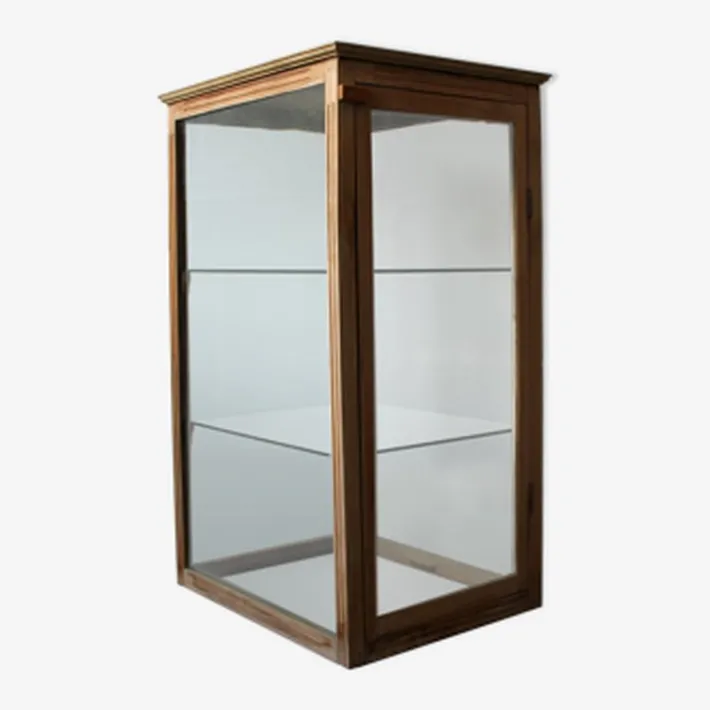 Pamono Oak and Glass Display Case, 1940s Discount