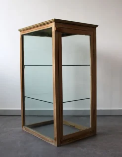 Pamono Oak and Glass Display Case, 1940s Discount