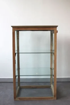 Pamono Oak and Glass Display Case, 1940s Discount