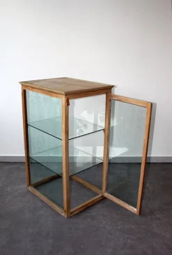 Pamono Oak and Glass Display Case, 1940s Discount