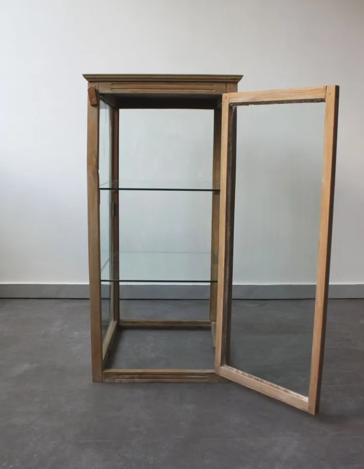 Pamono Oak and Glass Display Case, 1940s Discount