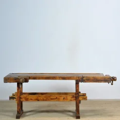Pamono Oak and Pine Carpenter's Workbench, 1900s Online