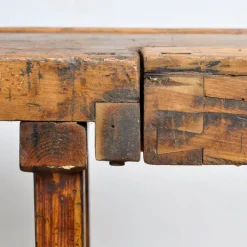 Pamono Oak and Pine Carpenter's Workbench, 1900s Online