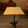 Pamono Oak Bistro Table with Cast Iron Base Hot