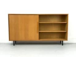 Pamono Oak Cabinet with One Sliding Door from WK Möbel, 1960s Best