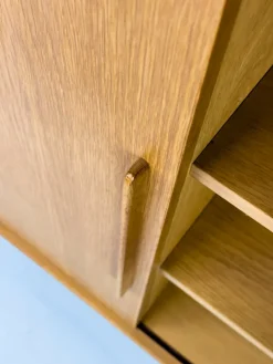 Pamono Oak Cabinet with One Sliding Door from WK Möbel, 1960s Best