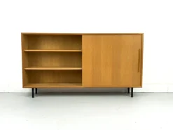 Pamono Oak Cabinet with One Sliding Door from WK Möbel, 1960s Best