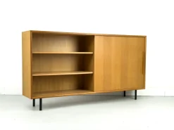 Pamono Oak Cabinet with One Sliding Door from WK Möbel, 1960s Best