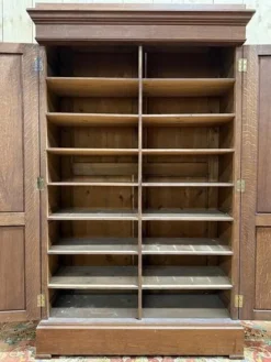 Pamono Oak Cardboard Box Cabinet, 1900s Discount