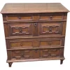 Pamono Oak Chest of Drawers or Garret Chest, 17th Century Outlet