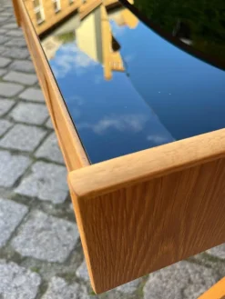 Pamono Oak Dressing Table by Arne Vodder Hot