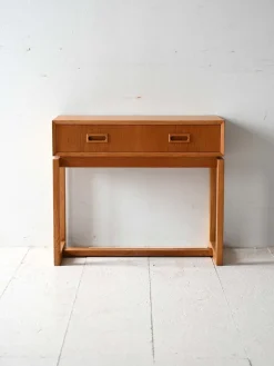 Pamono Oak Entrance Cabinet, 1960s Best