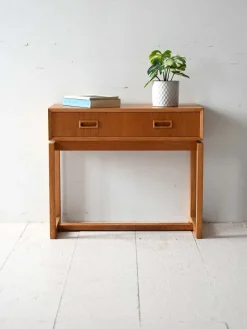 Pamono Oak Entrance Cabinet, 1960s Best