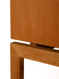 Pamono Oak Entrance Cabinet, 1960s Best