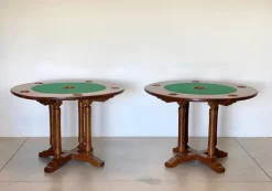 Pamono Oak Game Tables, 1940s, Set of 2 New