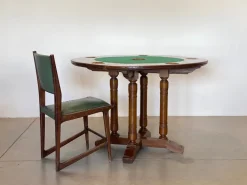 Pamono Oak Game Tables, 1940s, Set of 2 New