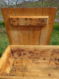 Pamono Oak Kneader on Removable Base, 1800s Hot