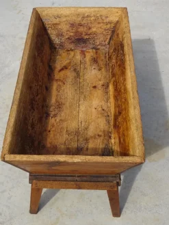 Pamono Oak Kneader on Removable Base, 1800s Hot