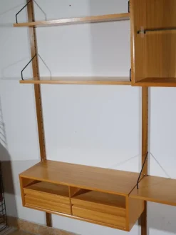 Pamono Oak Modular Shelving System by Poul Cadovius, 1960s Sale