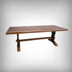 Pamono Oak Monastery Table, 20th Century Hot