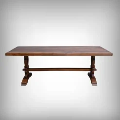 Pamono Oak Monastery Table, 20th Century Hot