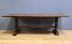 Pamono Oak Monastery Table, 20th Century Hot
