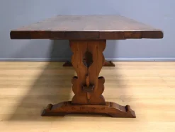 Pamono Oak Monastery Table, 20th Century Hot