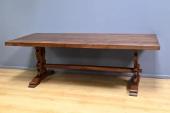 Pamono Oak Monastery Table, 20th Century Hot