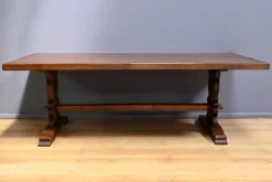 Pamono Oak Monastery Table, 20th Century Hot