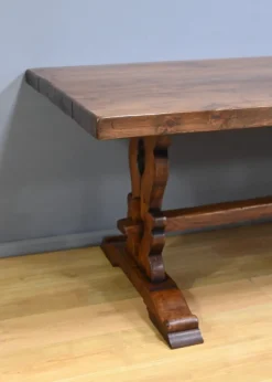 Pamono Oak Monastery Table, 20th Century Hot