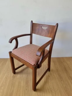 Pamono Oak Office Chair, 1950s Hot