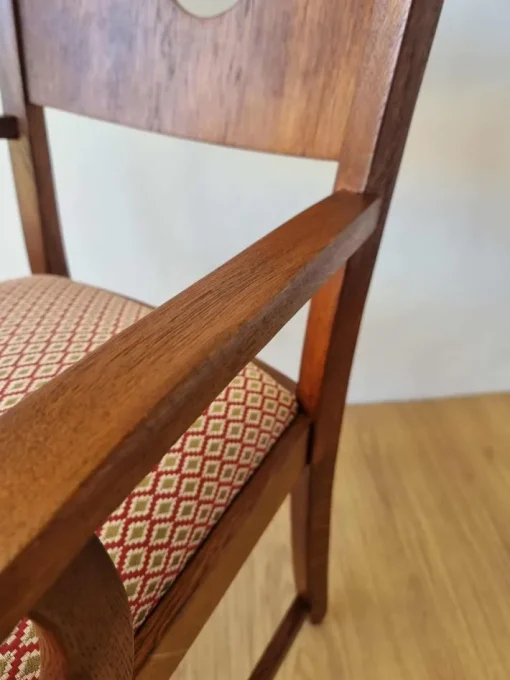 Pamono Oak Office Chair, 1950s Hot