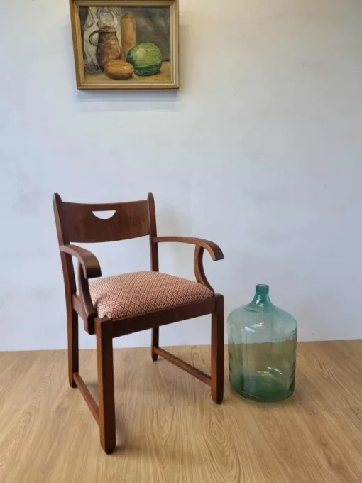 Pamono Oak Office Chair, 1950s Hot