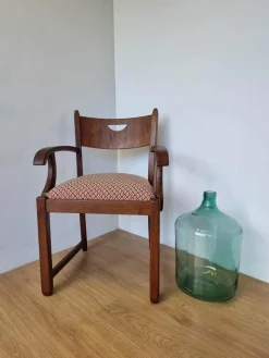 Pamono Oak Office Chair, 1950s Hot