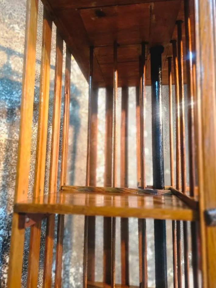 Pamono Oak Rotating Bookcase, 1920s Clearance