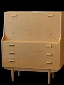 Pamono Oak Secretary by Børge Mogensen for Søborg Furniture Factory Sale