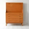 Pamono Oak Secretary by Børge Mogensen for Søborg Møbelfabrik, 1960s Sale