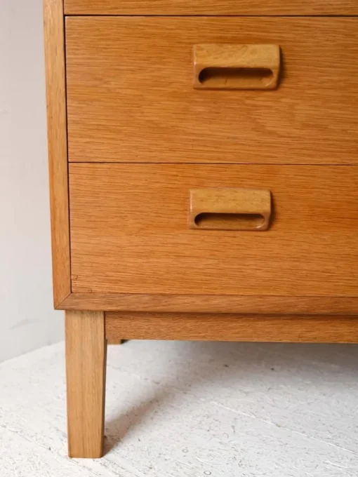 Pamono Oak Secretary by Børge Mogensen for Søborg Møbelfabrik, 1960s Sale