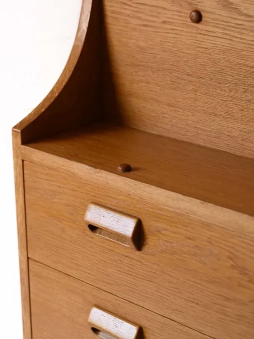 Pamono Oak Secretary by Børge Mogensen for Søborg Møbelfabrik, 1960s Sale