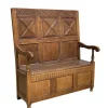 Pamono Oak Storage Bench, 19th Century