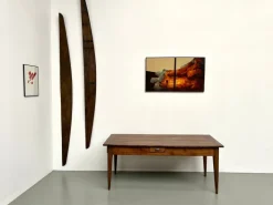 Pamono Oak Table, 19th Century Outlet