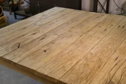 Pamono Oak Table with Brushed Finish, 1960s