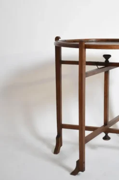 Pamono Oak Travel Game Table, 1910s