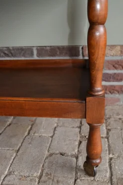 Pamono Oak Wooden Tea Trolley New